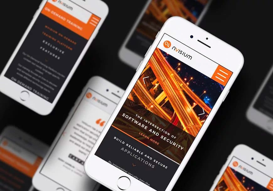 nVisium-case-study nVisium mobile web design