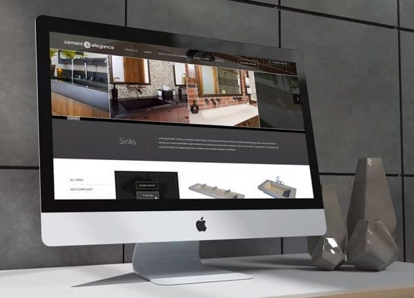 Cement Elegance web design