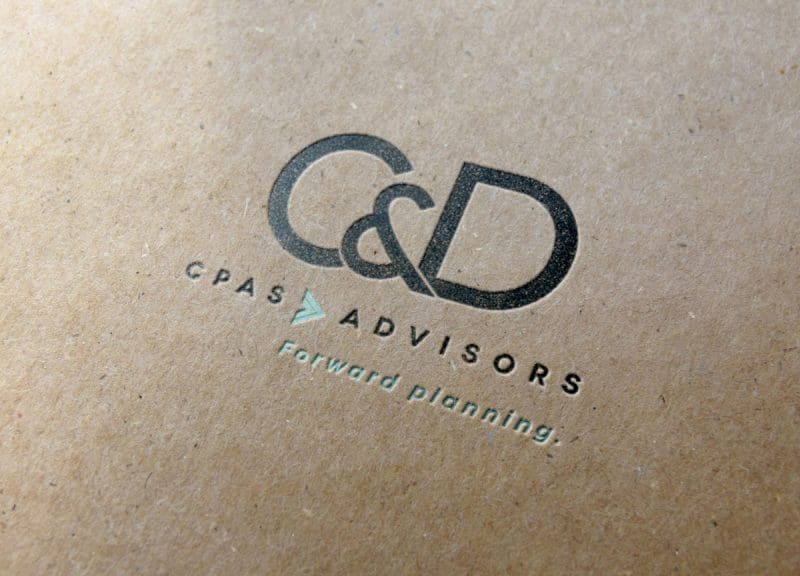 c&D logo design