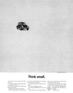 top marketing agencies, think small ad